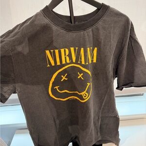 Nirvana Graphic Tee - Black and Yellow